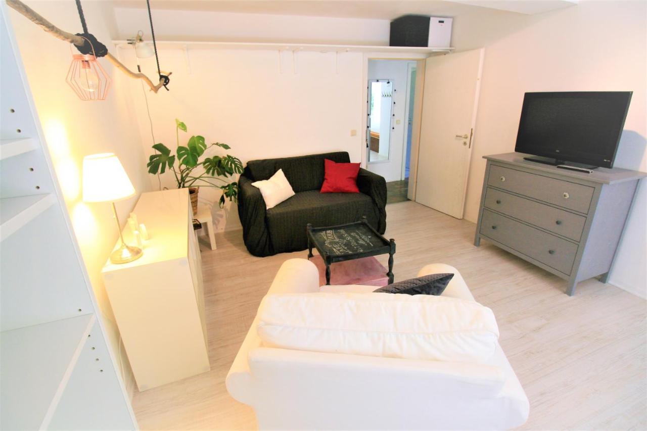 Zentrale Ferienwohnung „Treibholz“ Im Sonnenblumenhaus Flensburg Dış mekan fotoğraf
